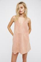 Retro Love Suede Mini Dress By Free People